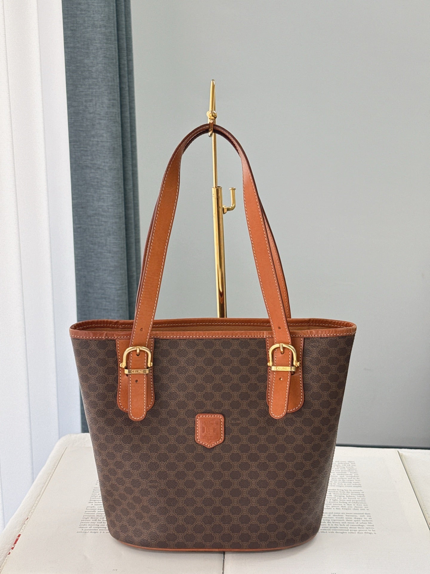 CELINE Macadam Tote Bag