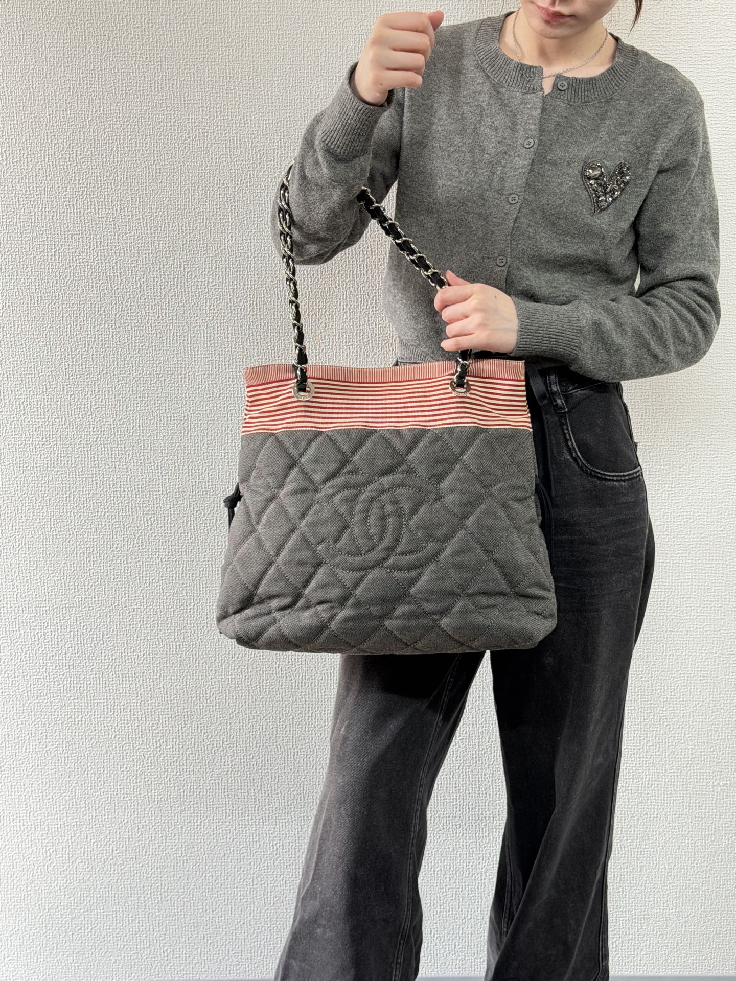 CHANEL Denim Shoulder bag