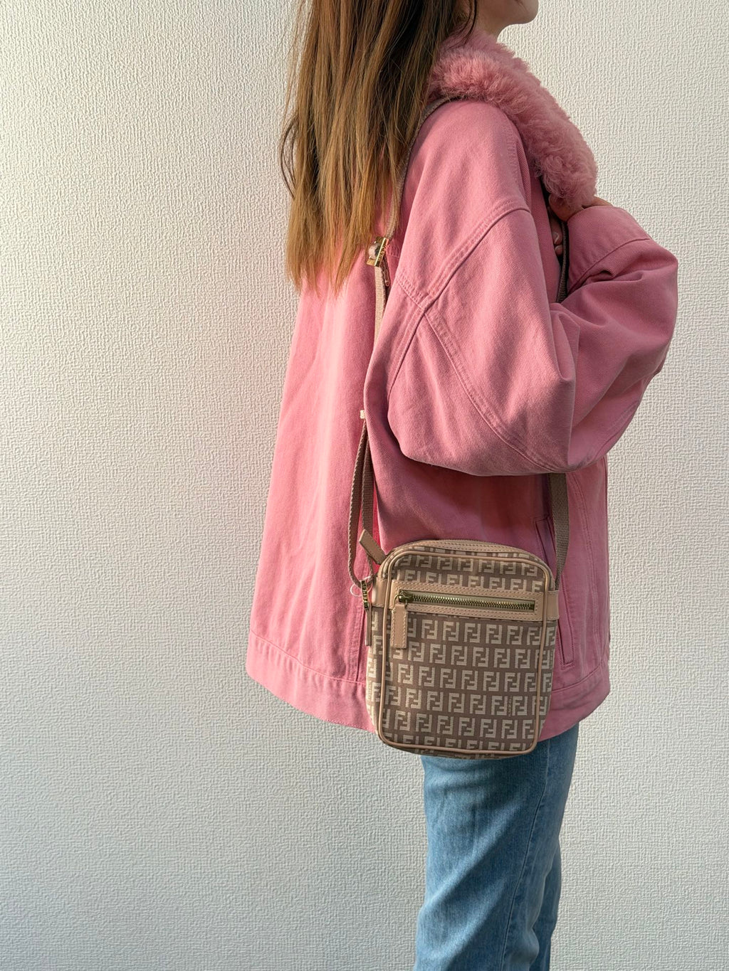 FENDI Zucchino Mini Shoulder bag