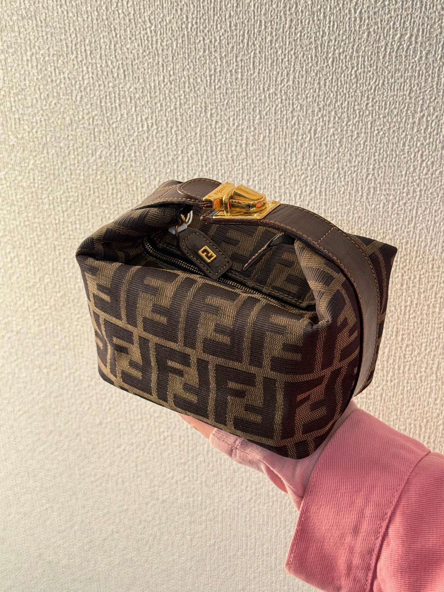 FENDI Zucca Mini Lunch Box Bag
