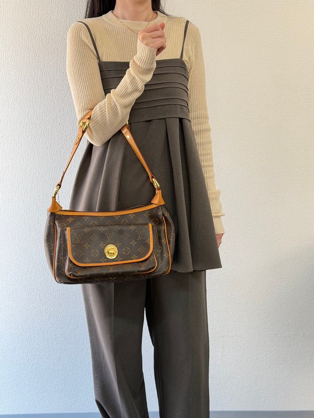 LOUIS VUITTON Monogram Tikal GM Handbag