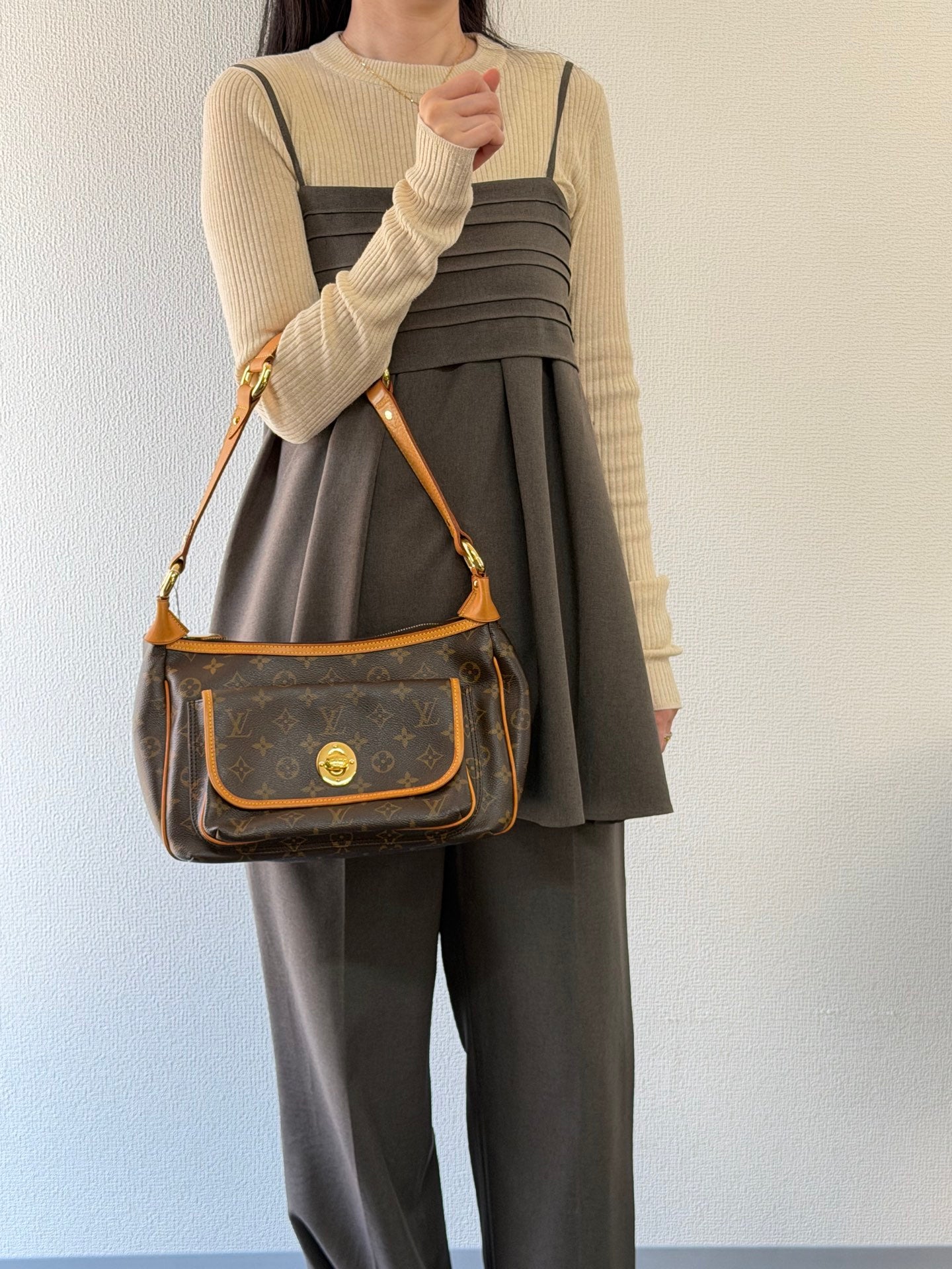 LOUIS VUITTON Monogram Tikal GM Handbag