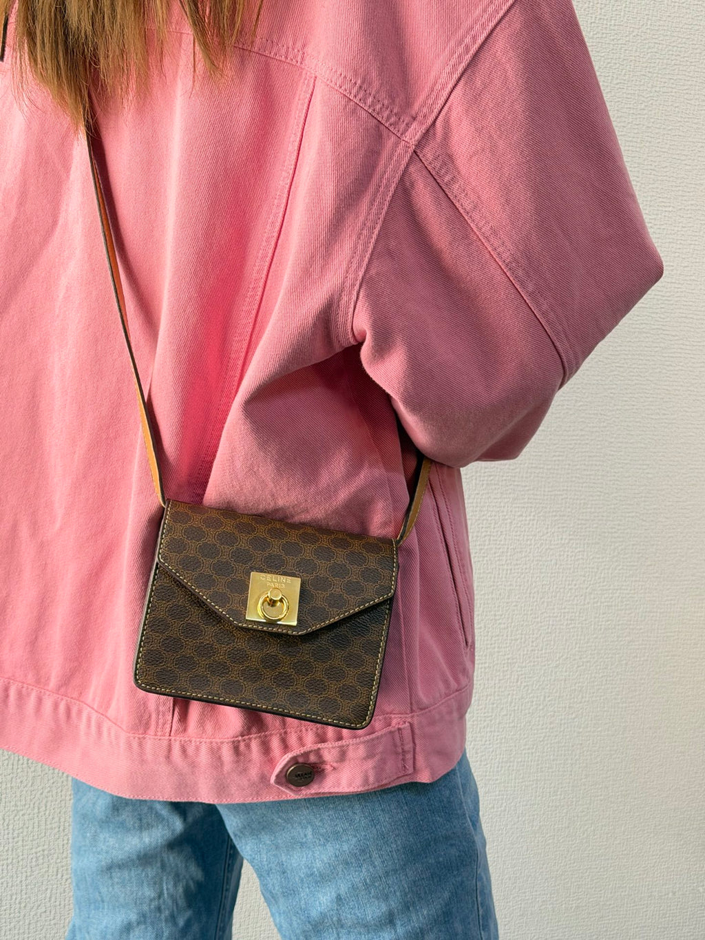 CELINE Macadam Mini Box shoulder bag