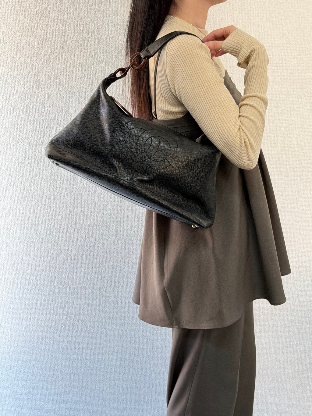 CHANEL Cavier Hobo Bag