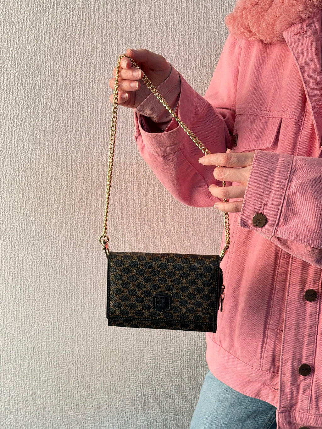 CELINE Macadam Mini Chain Bag