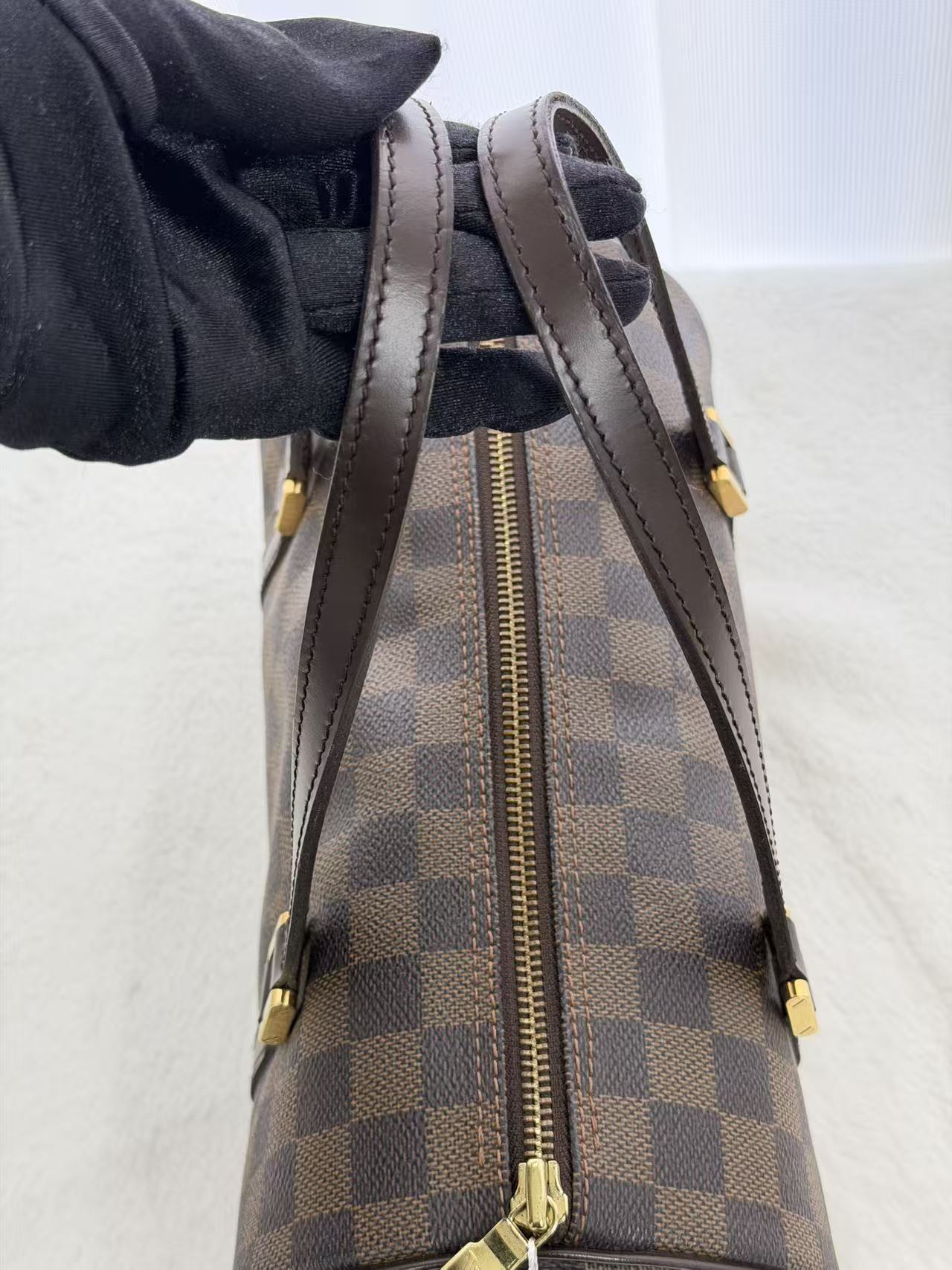 LOUIS VUITTON Damier Papillion Boston Handbag