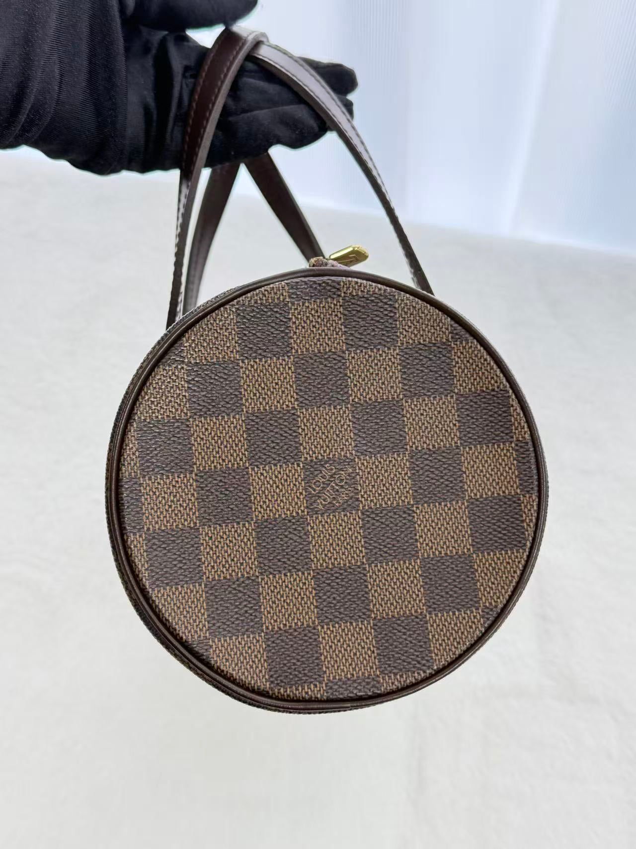 LOUIS VUITTON Damier Papillion Boston Handbag