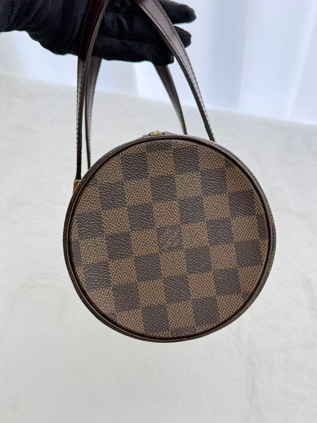 LOUIS VUITTON Damier Papillion Boston Handbag