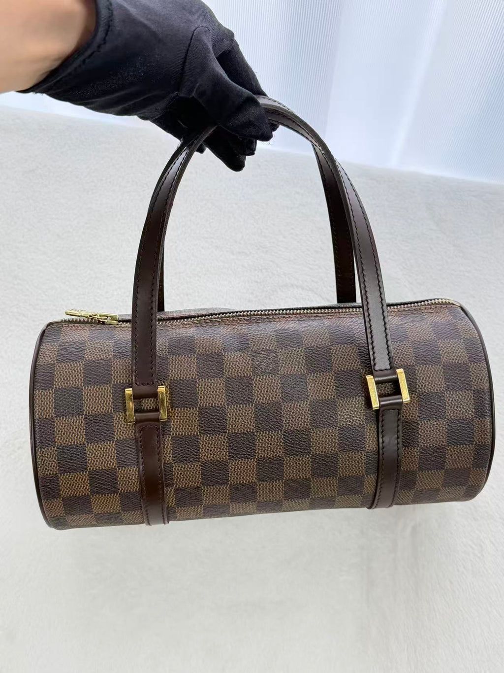 LOUIS VUITTON Damier Papillion Boston Handbag