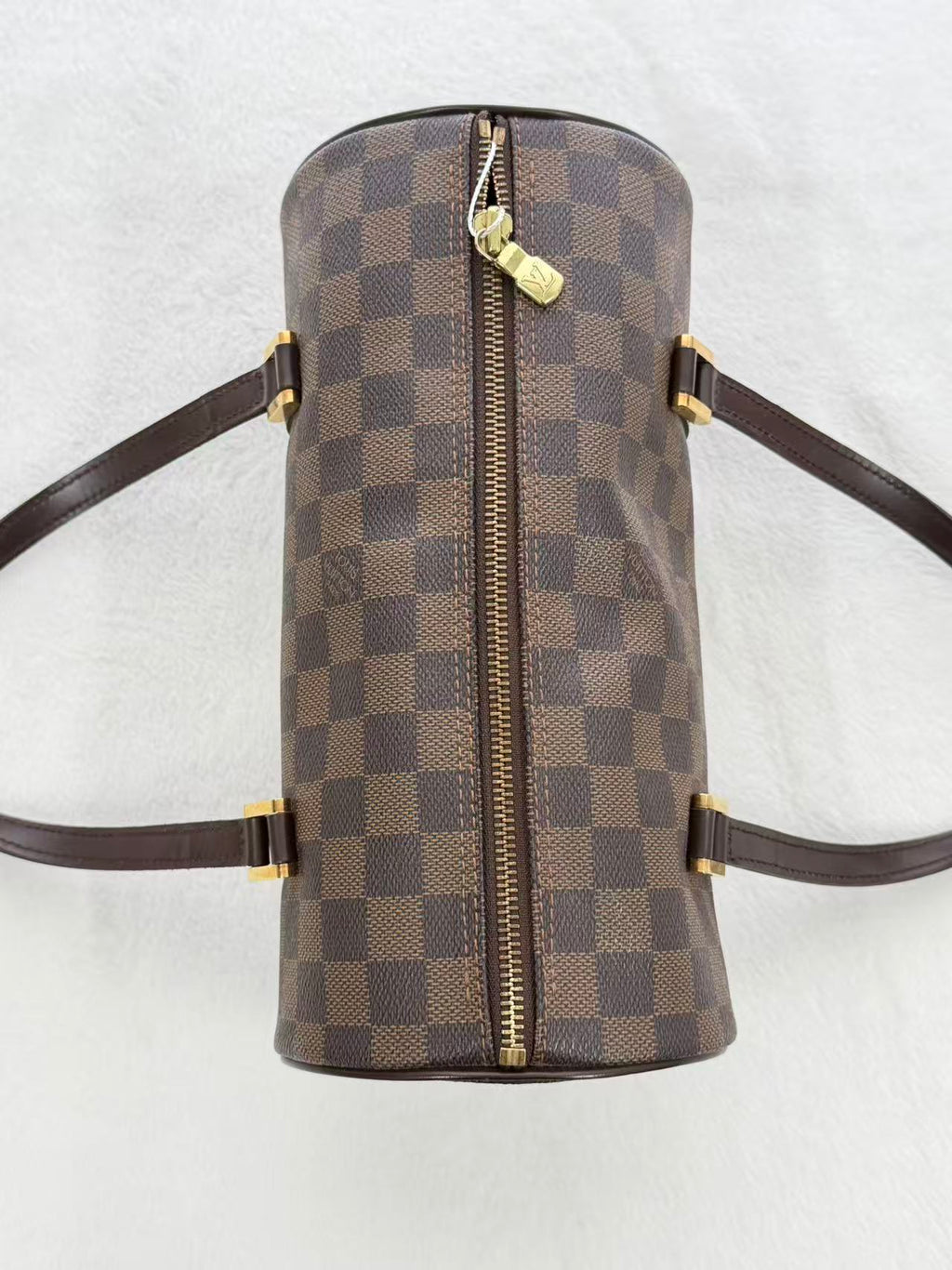 LOUIS VUITTON Damier Papillion Boston Handbag