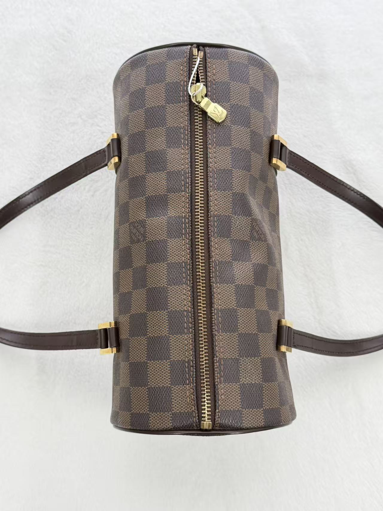 LOUIS VUITTON Damier Papillion Boston Handbag