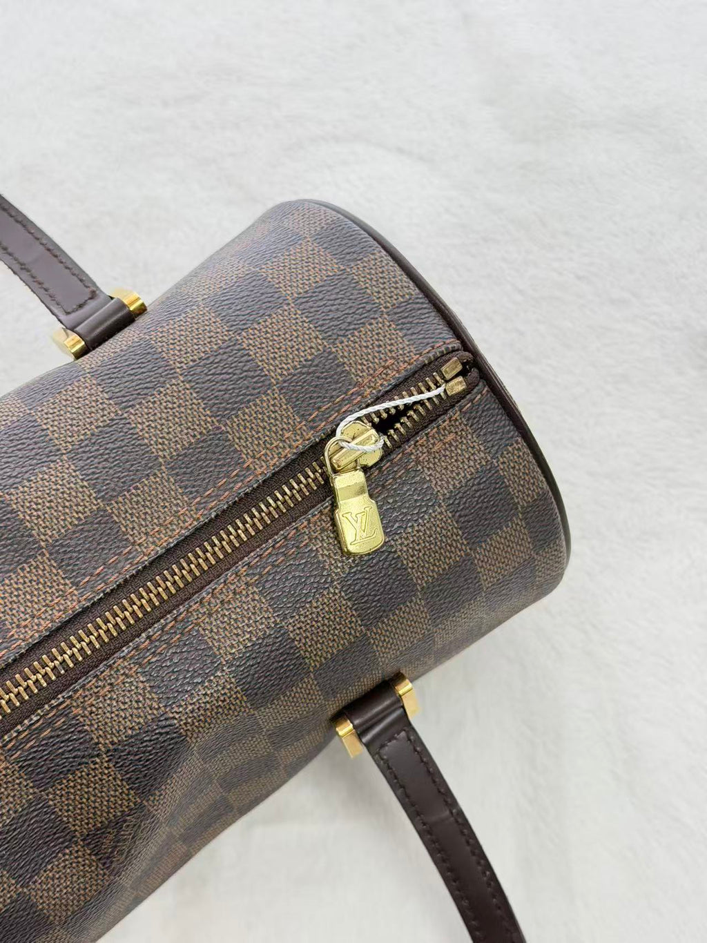 LOUIS VUITTON Damier Papillion Boston Handbag