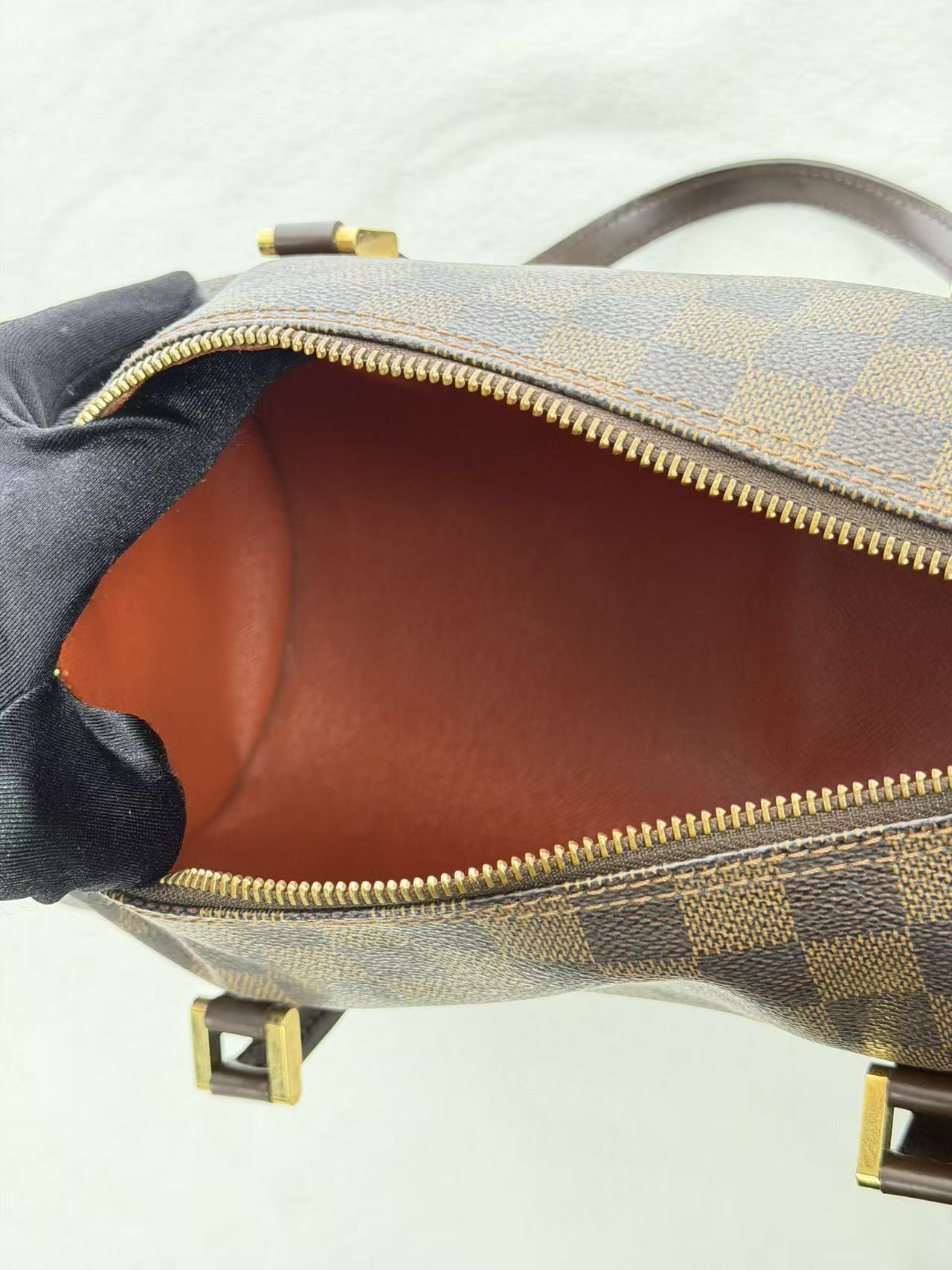 LOUIS VUITTON Damier Papillion Boston Handbag