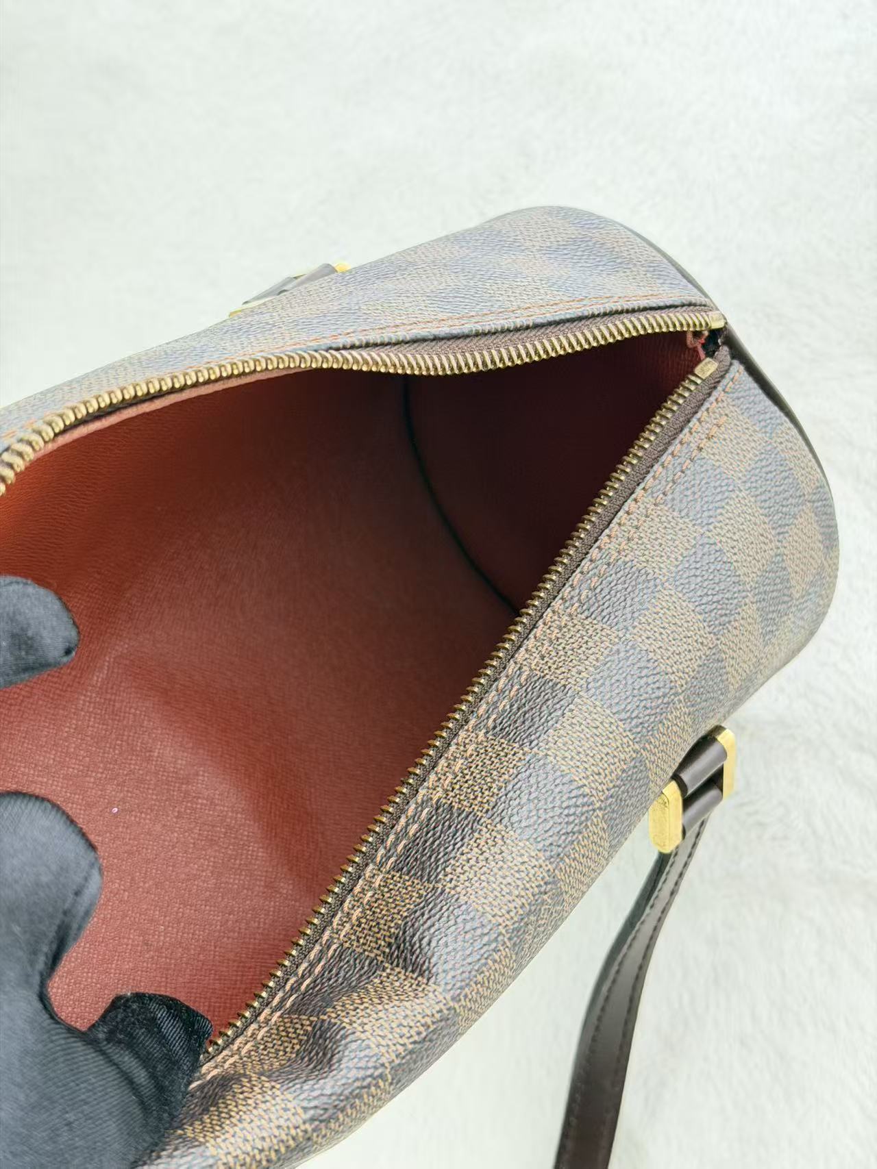 LOUIS VUITTON Damier Papillion Boston Handbag
