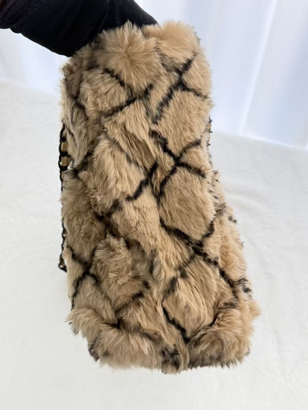 CHANEL Rabbit Fur Totebag