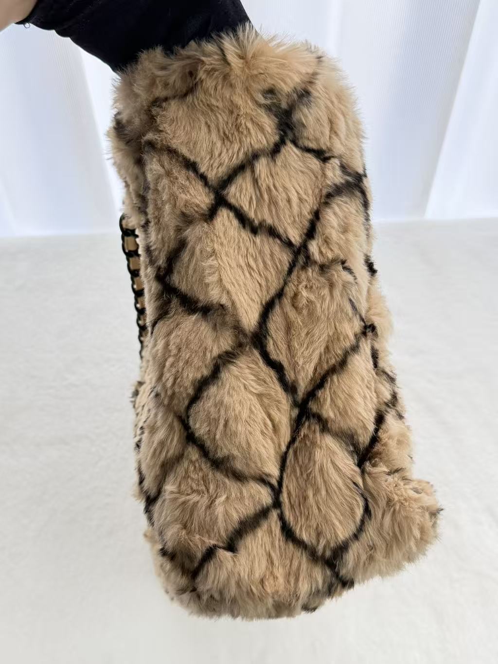 CHANEL Rabbit Fur Totebag