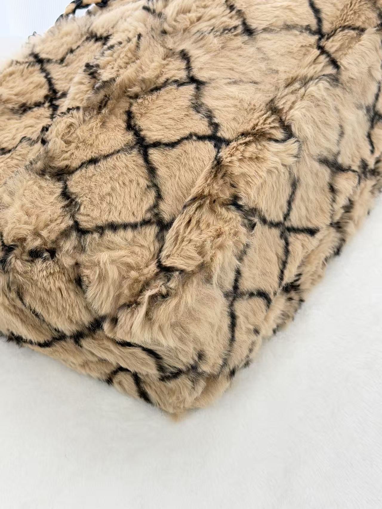 CHANEL Rabbit Fur Totebag