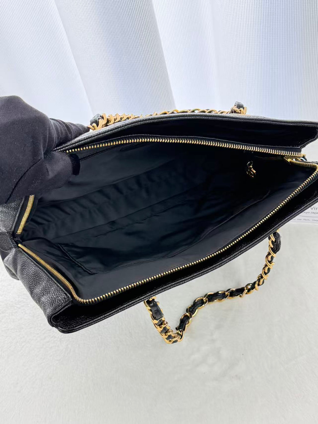 CHANEL Cavier Tote chainbag