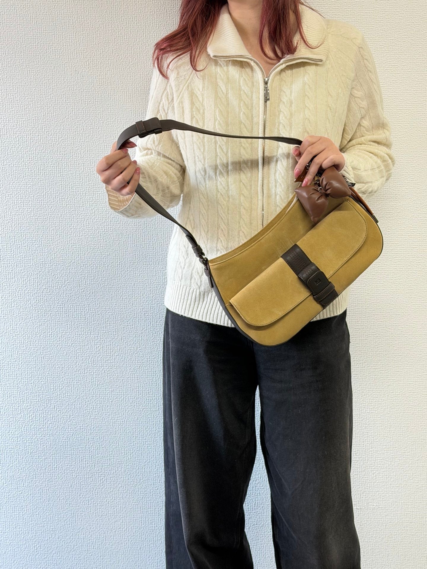 LOEWE Suede Shoulderbag