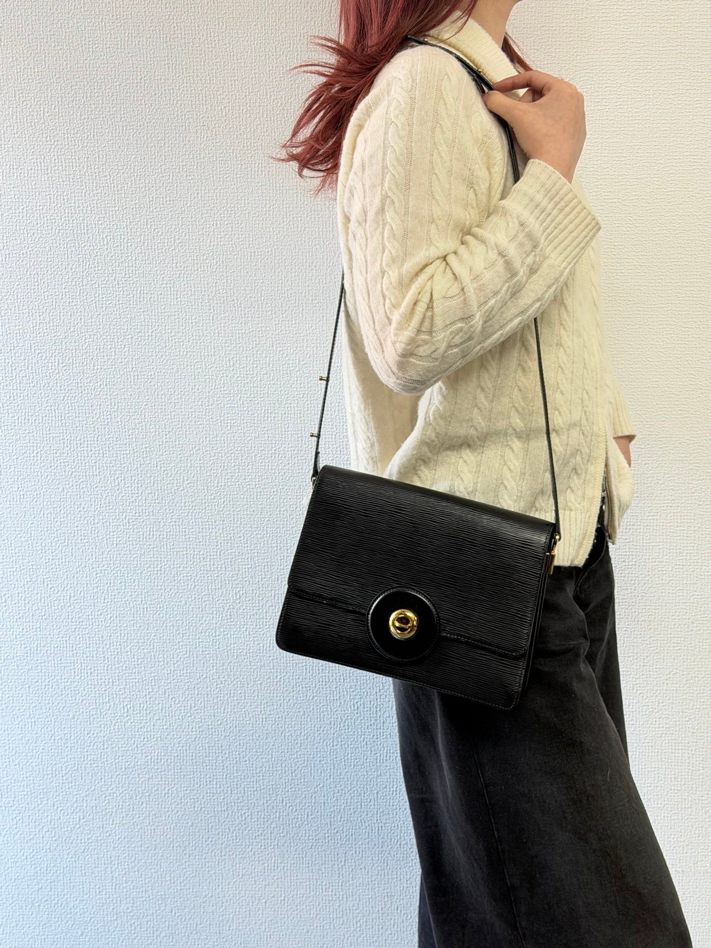 LOUIS VUITTON Epi Shoulder Bag