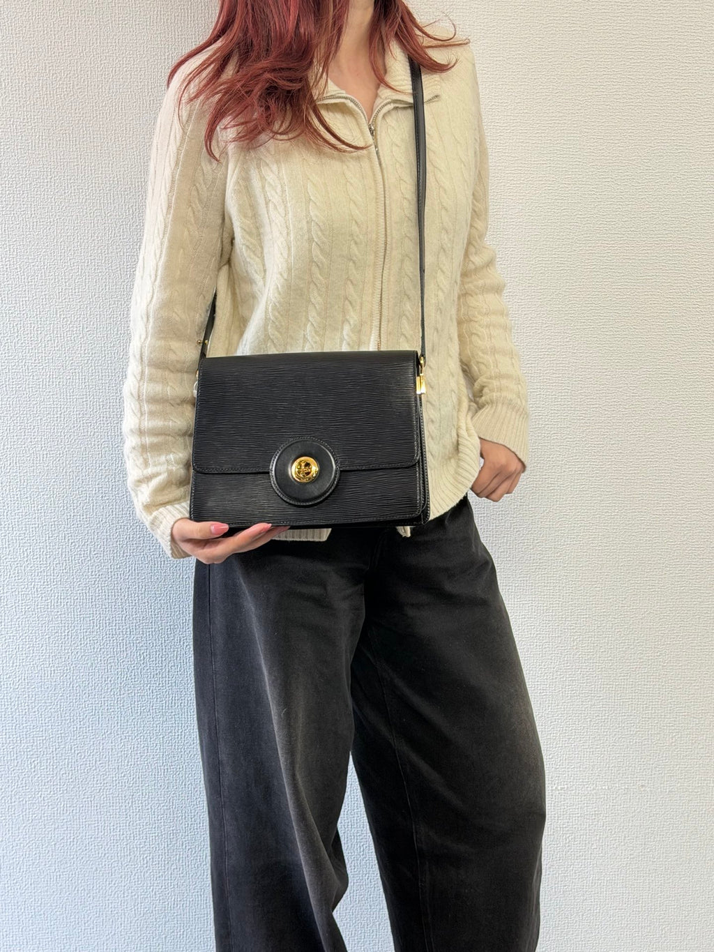 LOUIS VUITTON Epi Shoulder Bag