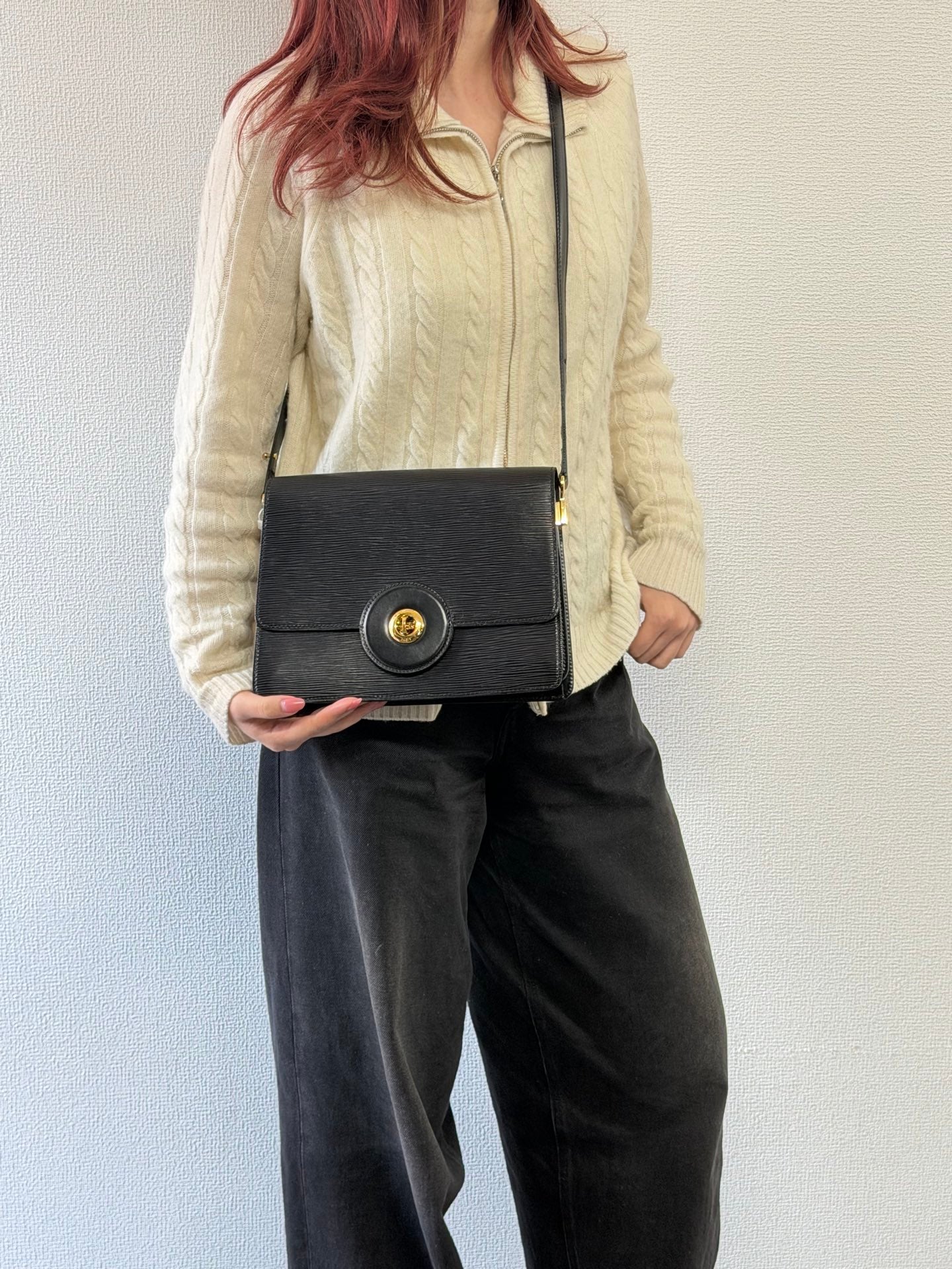 LOUIS VUITTON Epi Shoulder Bag