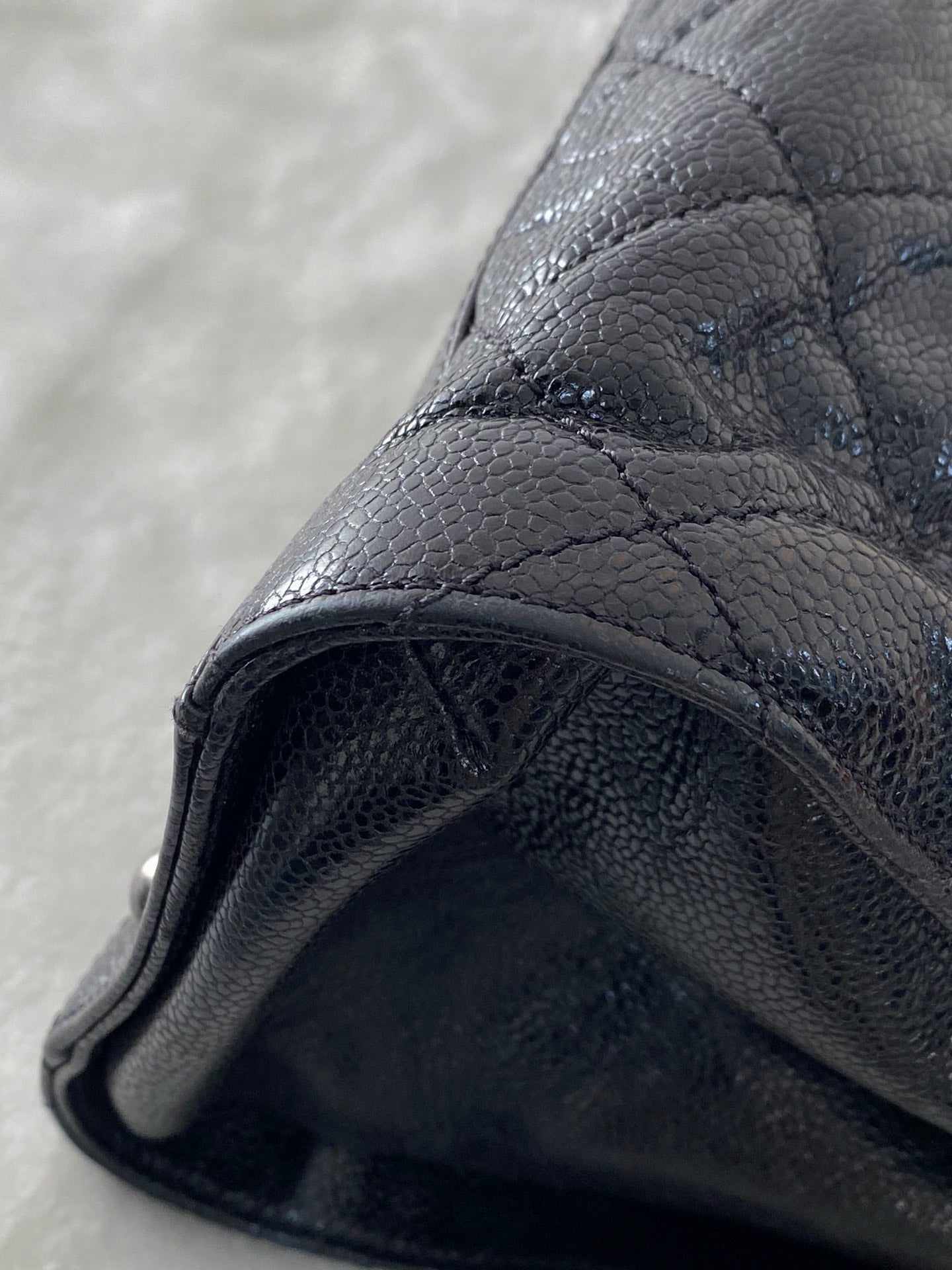CHANEL Cavier Quilted Totebag