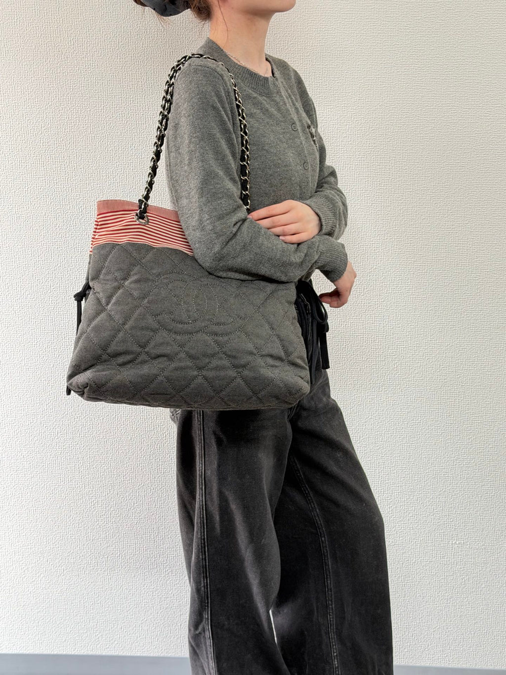 CHANEL Denim Shoulder bag