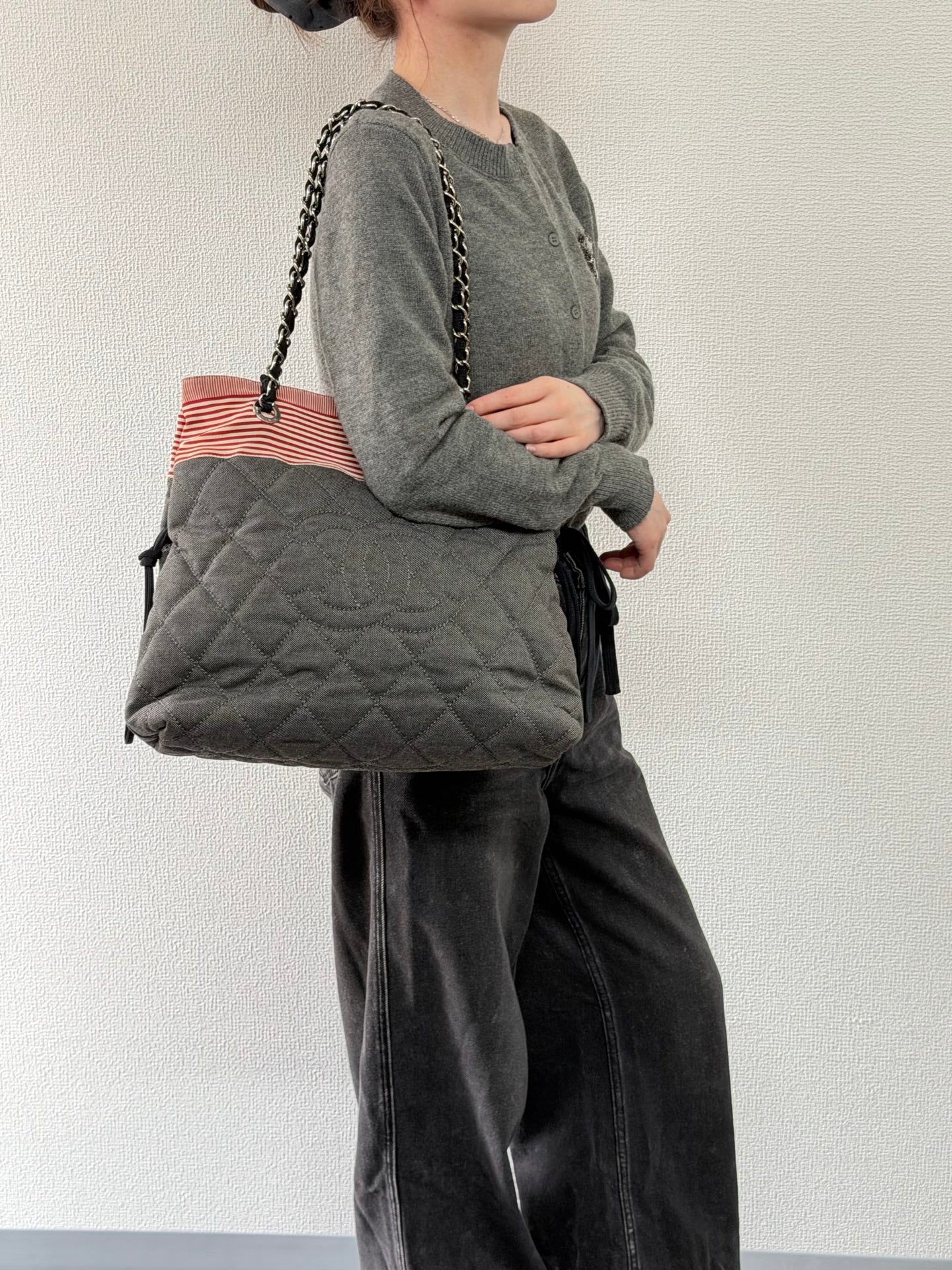 CHANEL Denim Shoulder bag