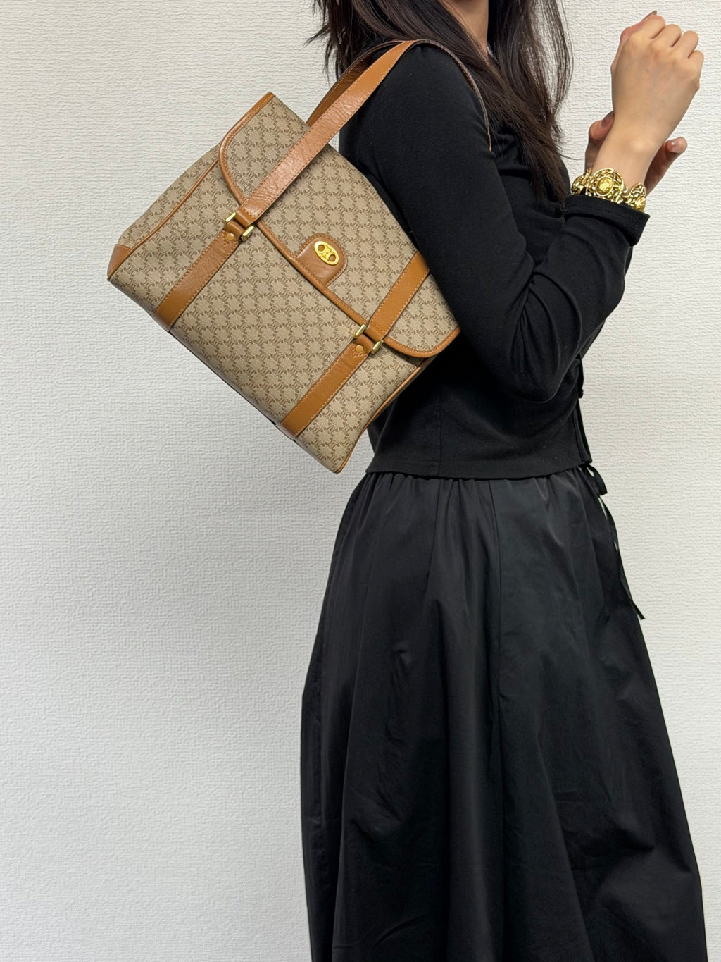 CELINE  Macadam Shoulder bag