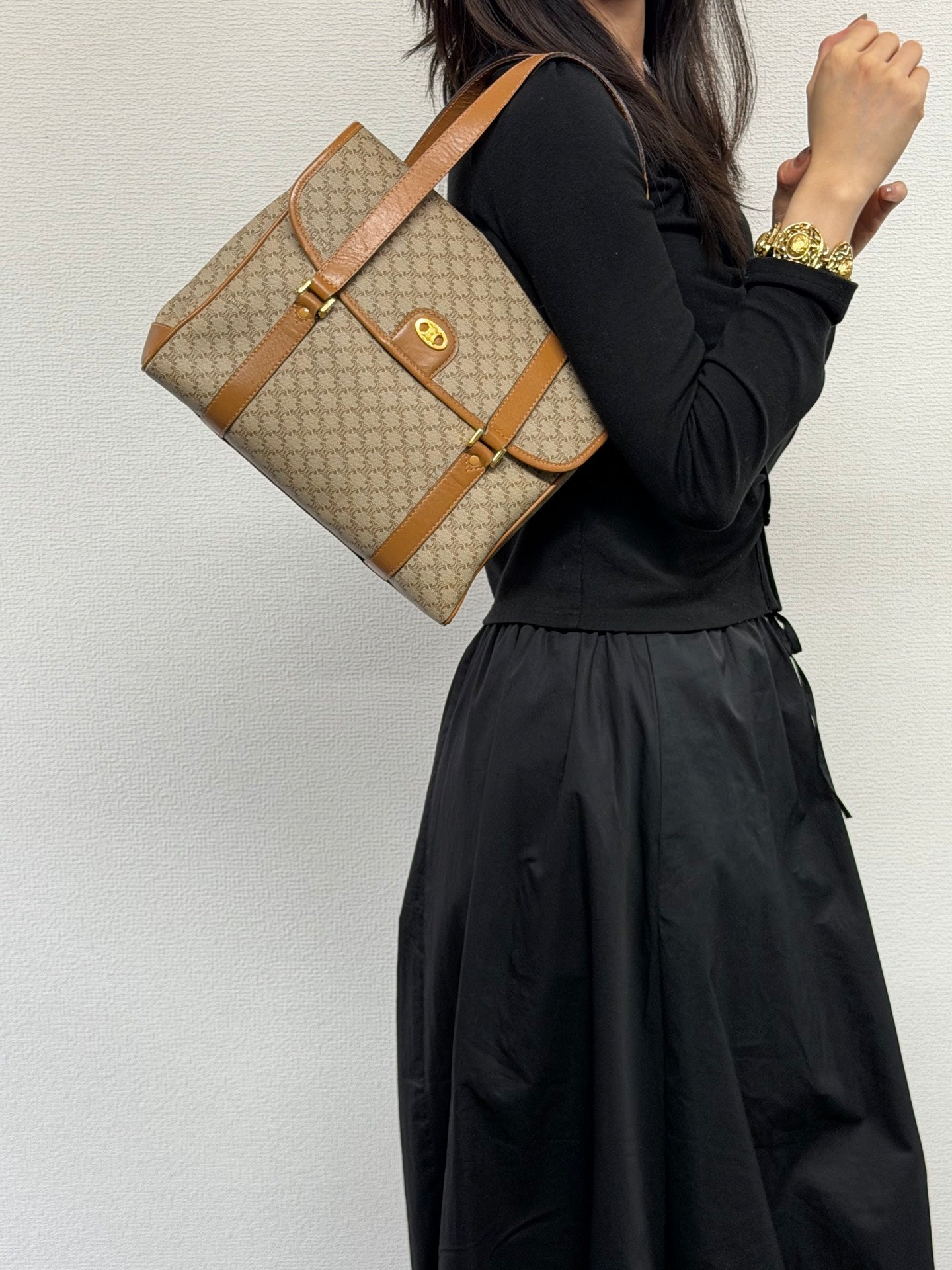 CELINE  Macadam Shoulder bag