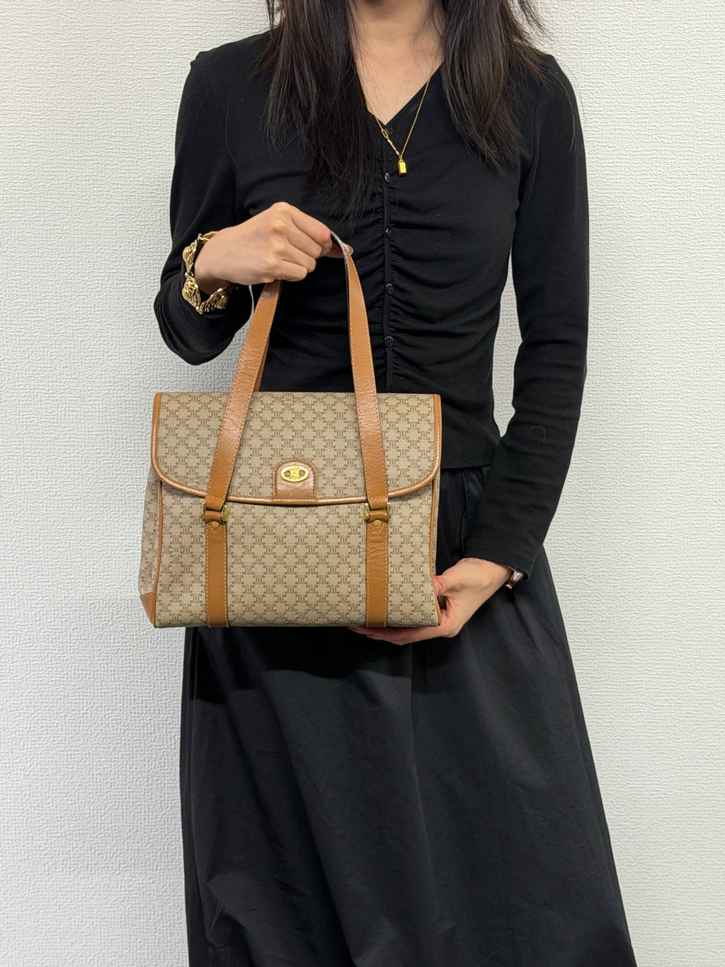 CELINE  Macadam Shoulder bag