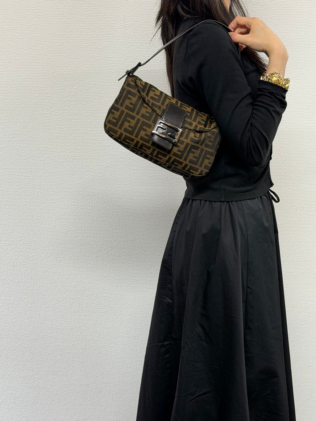 FENDI Zucca Flap Bag