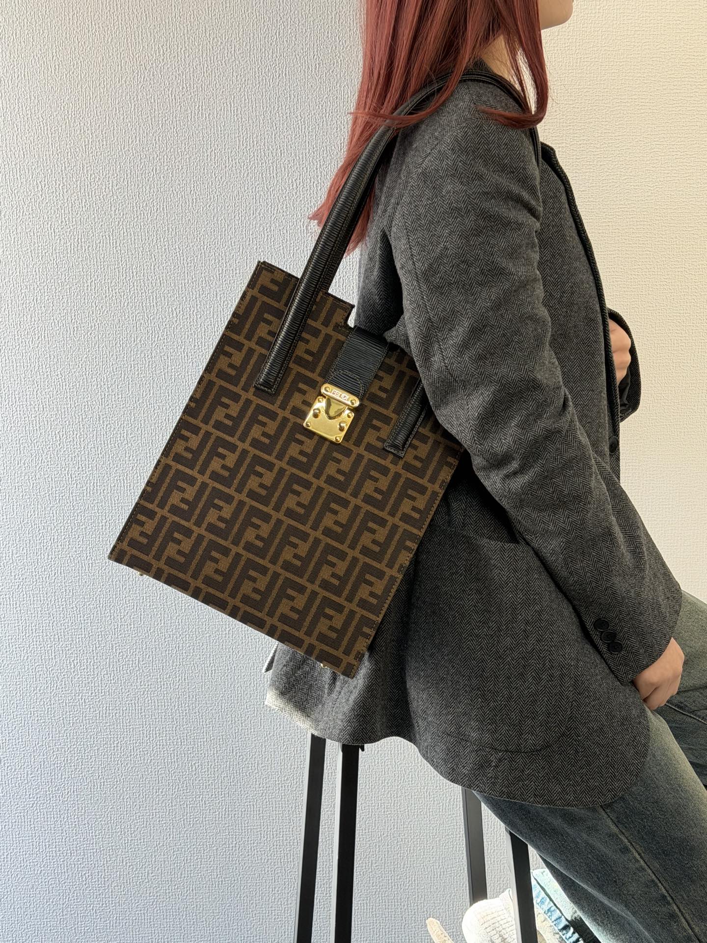 FENDI Zucca Handbag