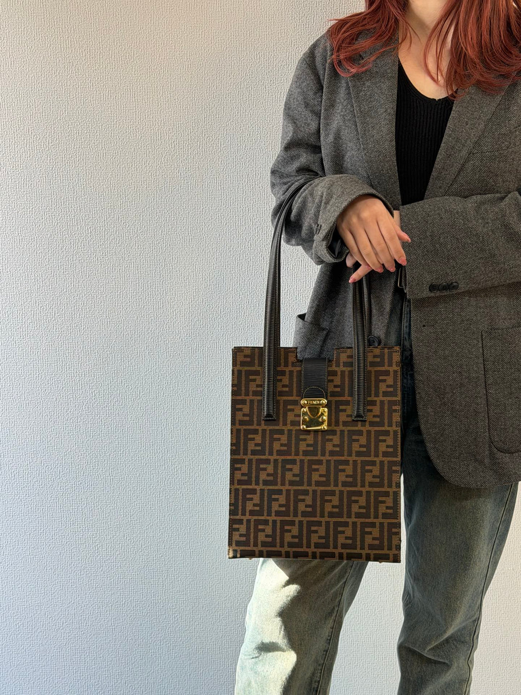 FENDI Zucca Handbag