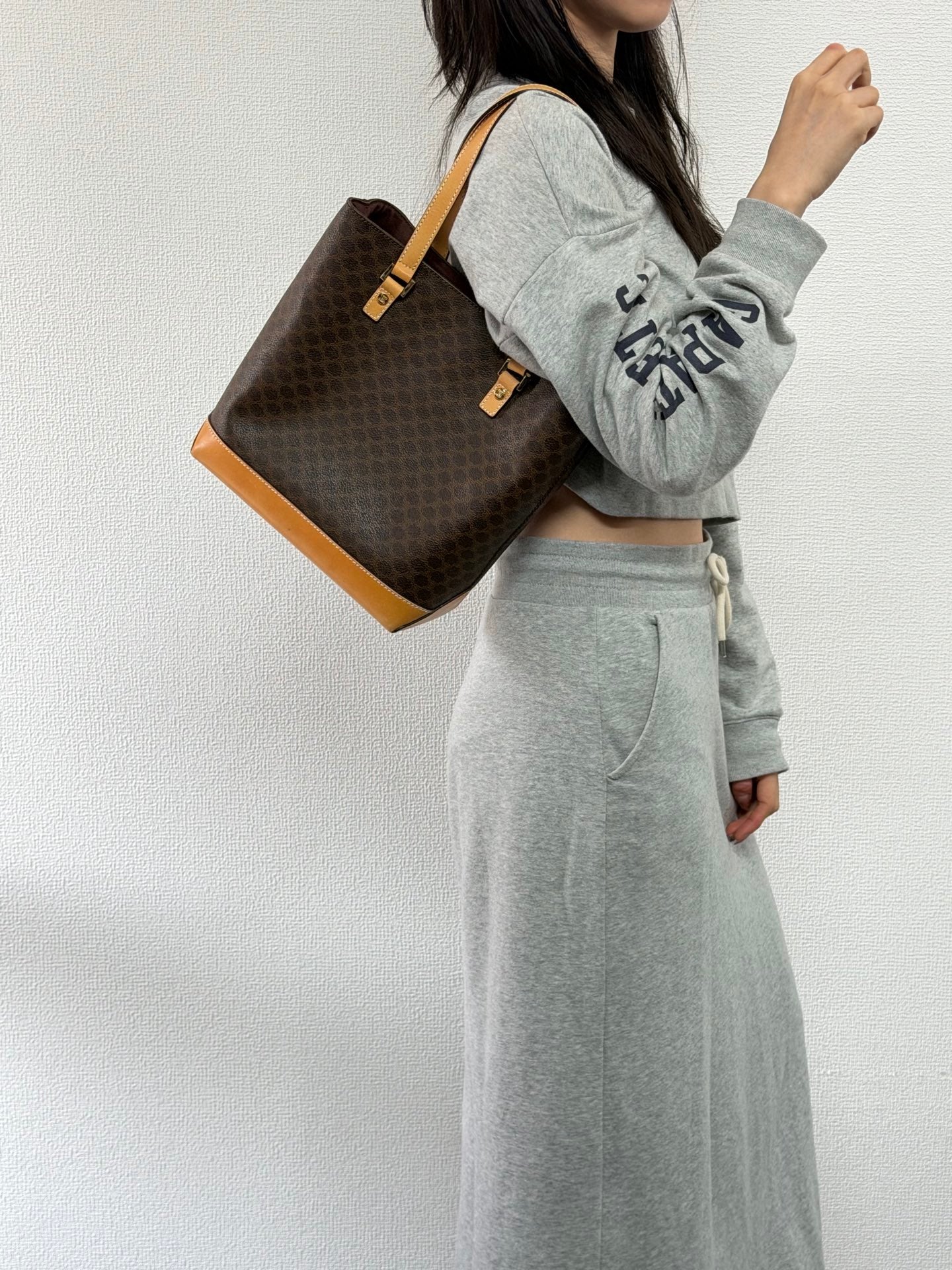 CELINE Macadam Vivian Tote Bag