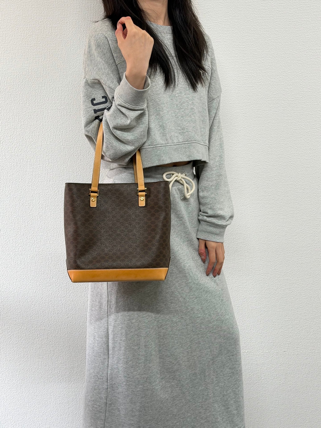 CELINE Macadam Vivian Tote Bag