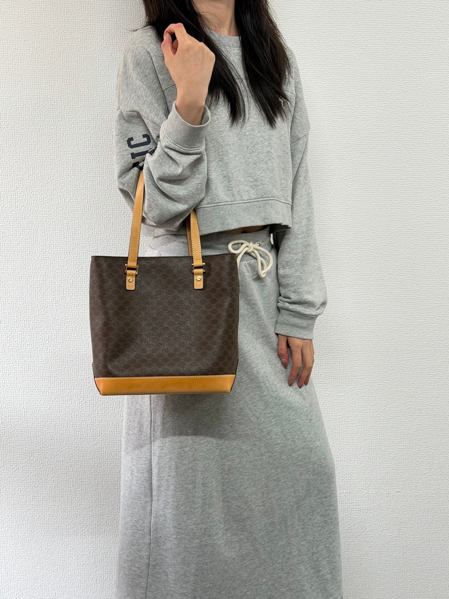CELINE Macadam Vivian Tote Bag