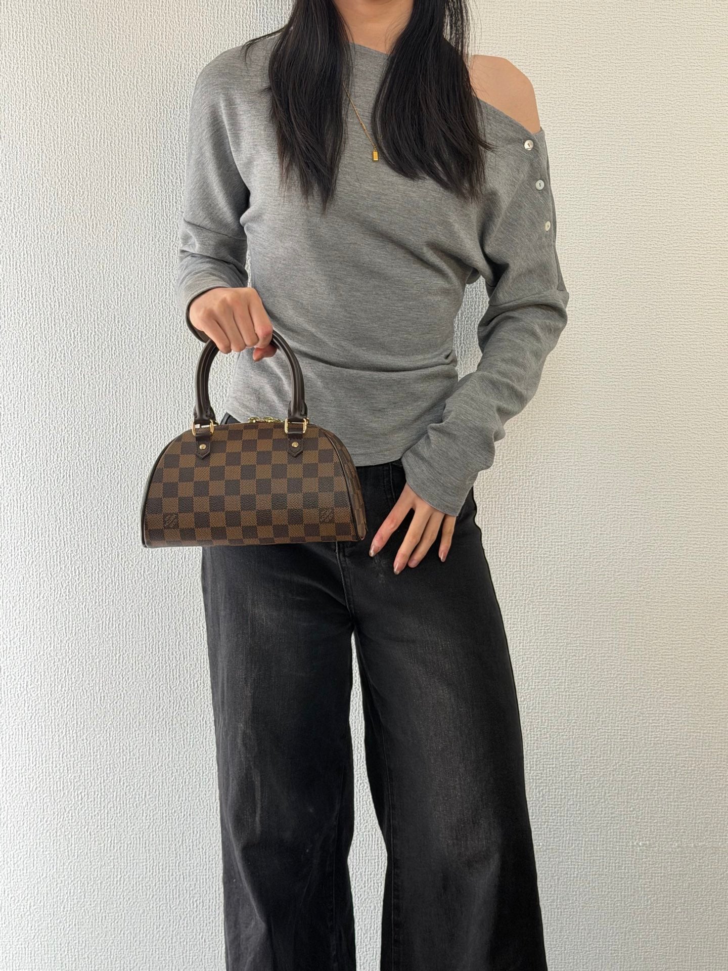 LOUIS VUITTON Damier Mini Handbag