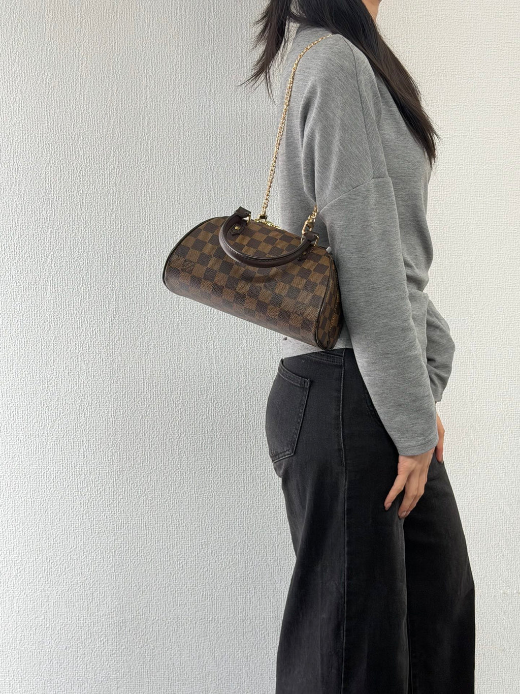 LOUIS VUITTON Damier Mini Handbag