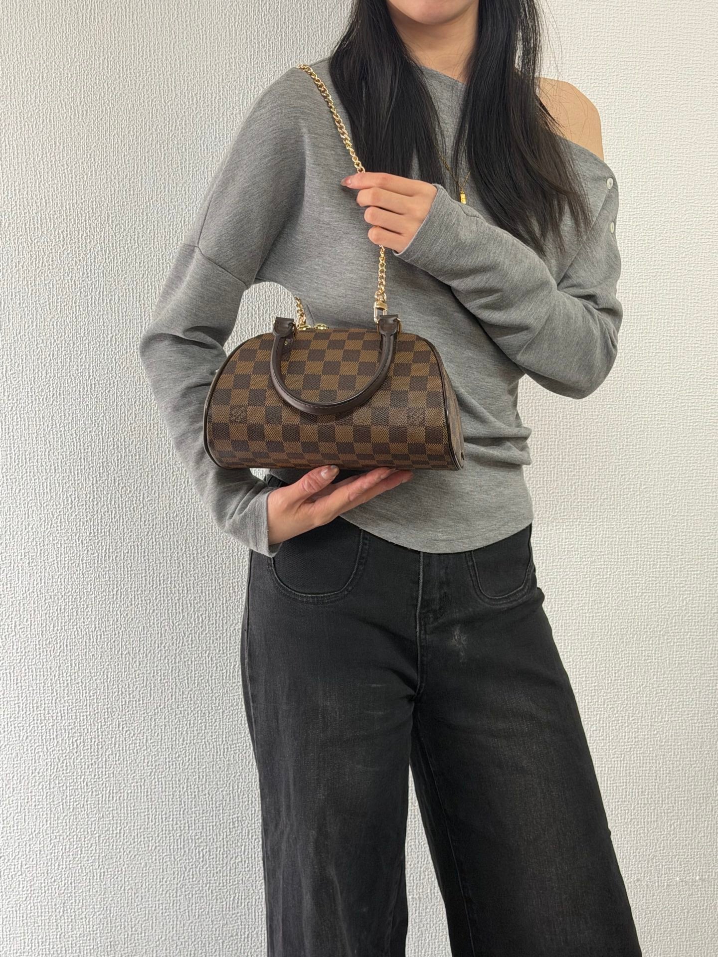 LOUIS VUITTON Damier Mini Handbag