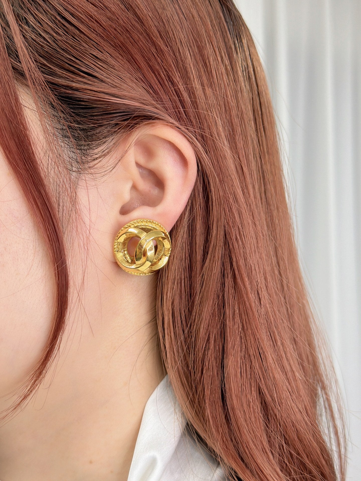 CHANEL Double-C Earring Clips On
