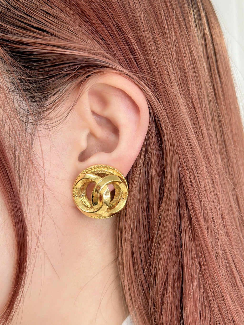 CHANEL Double-C Earring Clips On