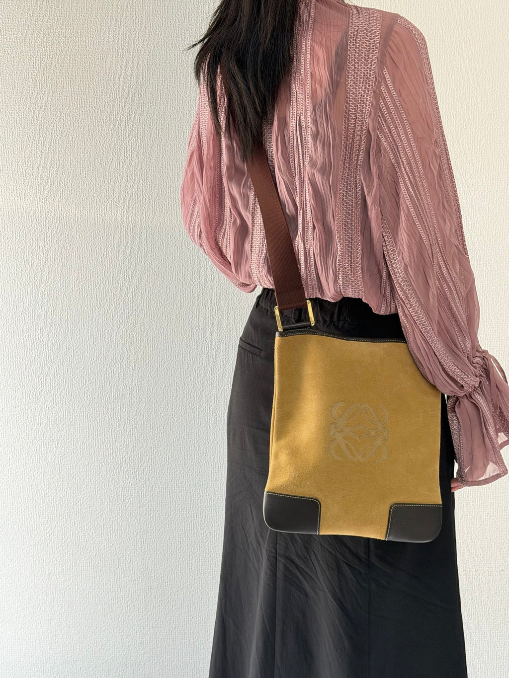 LOEWE Suede Shoulderbag