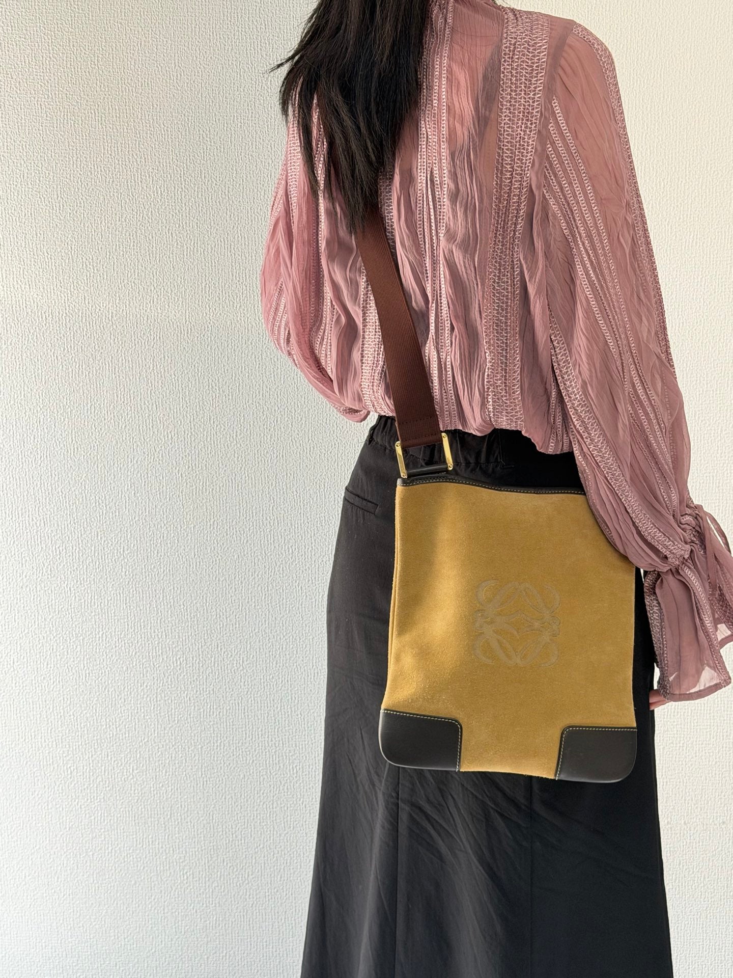 LOEWE Suede Shoulderbag