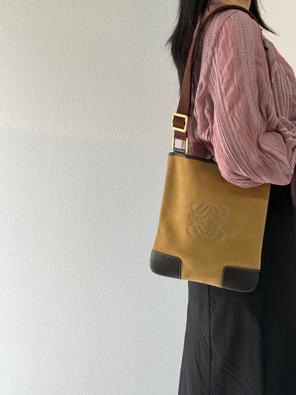 LOEWE Suede Shoulderbag