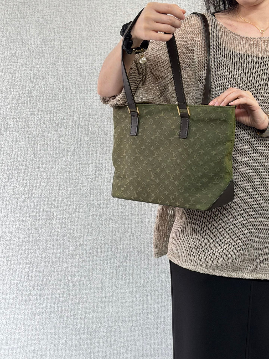 LOUIS VUITTON Denim Tote Bag