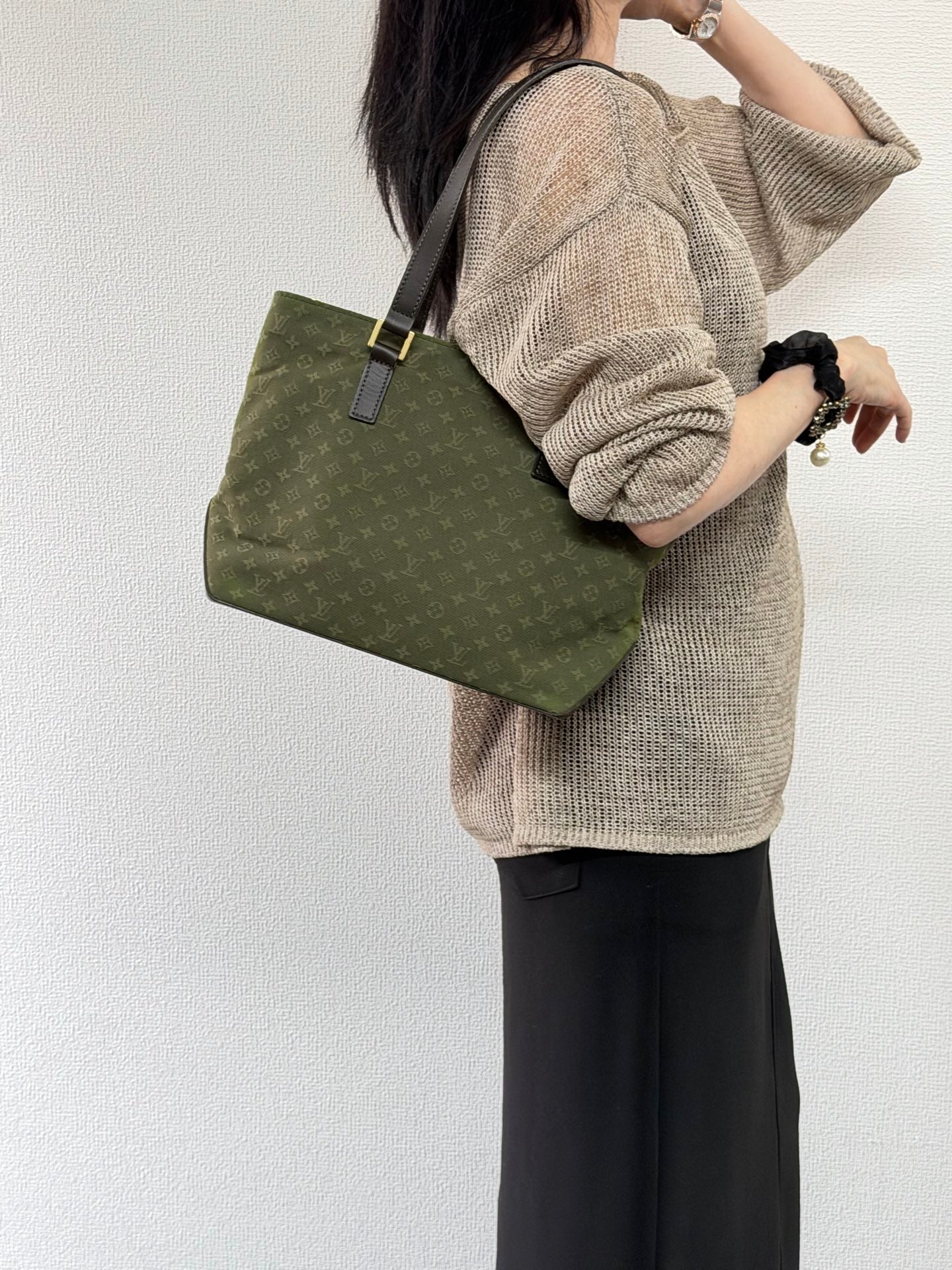 LOUIS VUITTON Denim Tote Bag