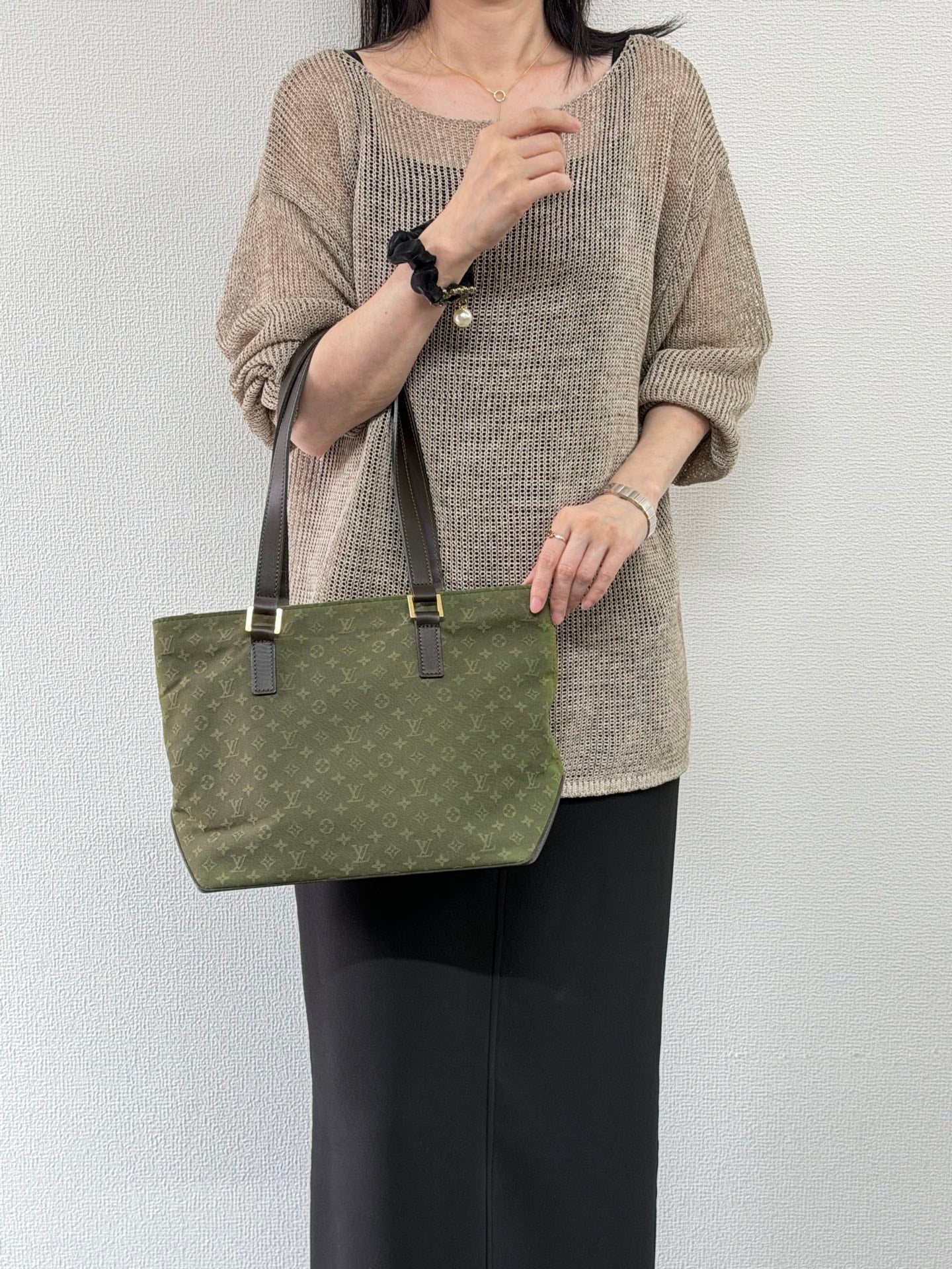 LOUIS VUITTON Denim Tote Bag