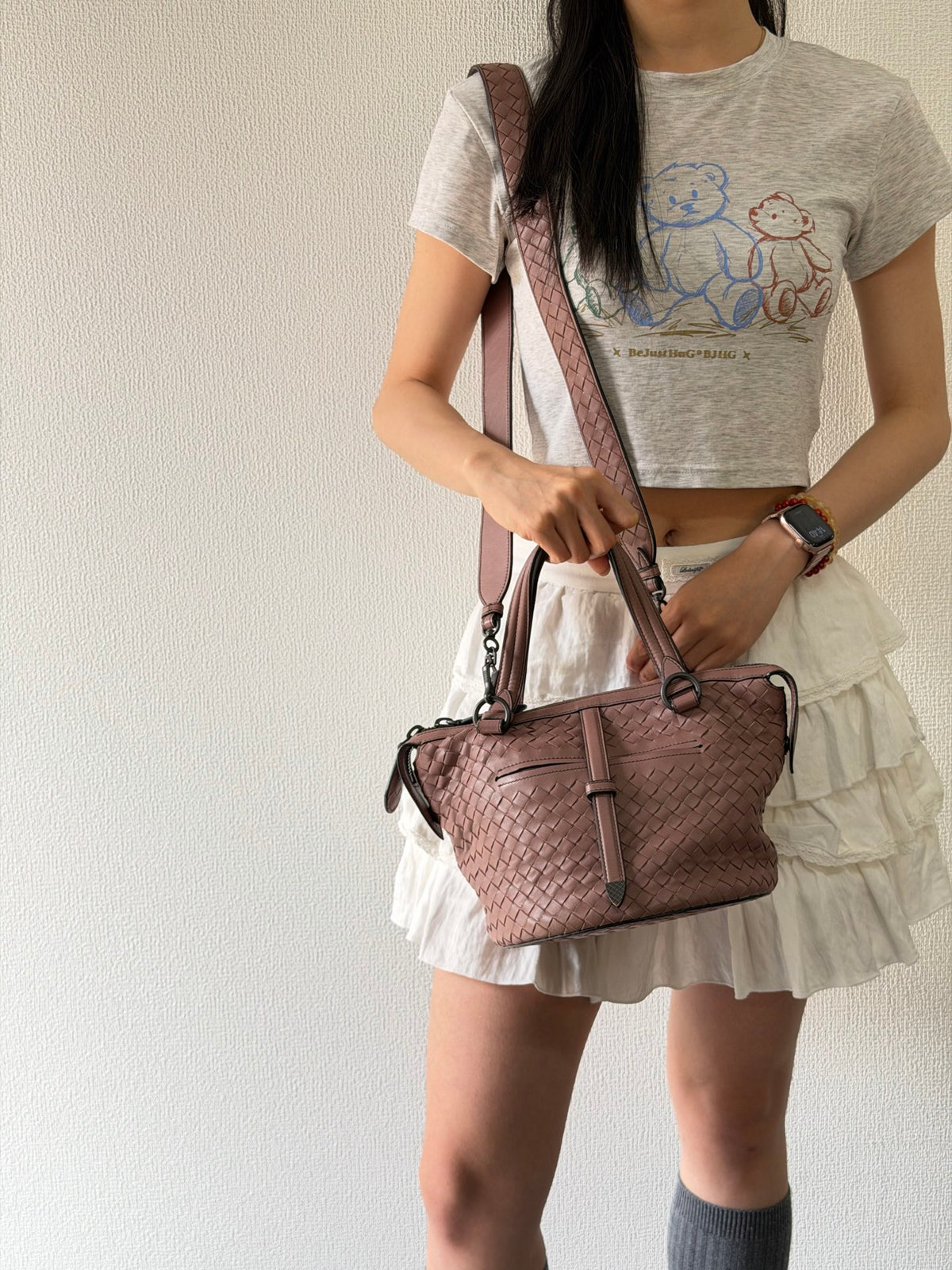 Bottega Veneta Intrecciato 2Way Leather Shoulderbag